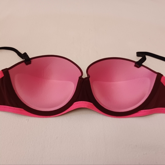PINK Victoria's Secret Wear Everywhere Push Up Strapless Bra, 34C - Picture 5 of 13